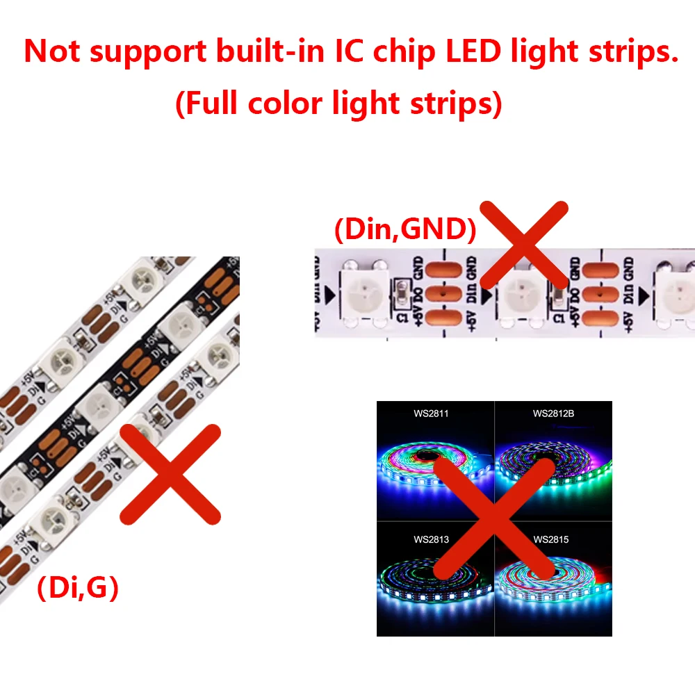 Tuya Smart WiFi LED Controller DC5V-24V RGB/RGBW/RGBCCT Single Color Dimmer LED Strip Remote Control Work with Alexa Google home