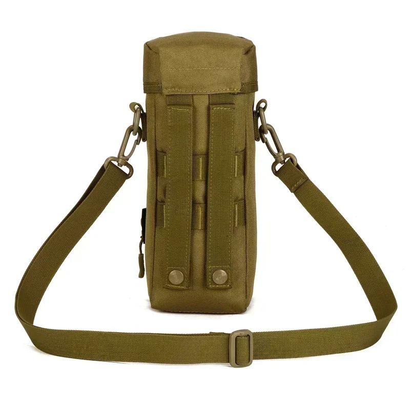 Funda portabotellas táctica MOLLE – Impermeable nailon con cremallera
