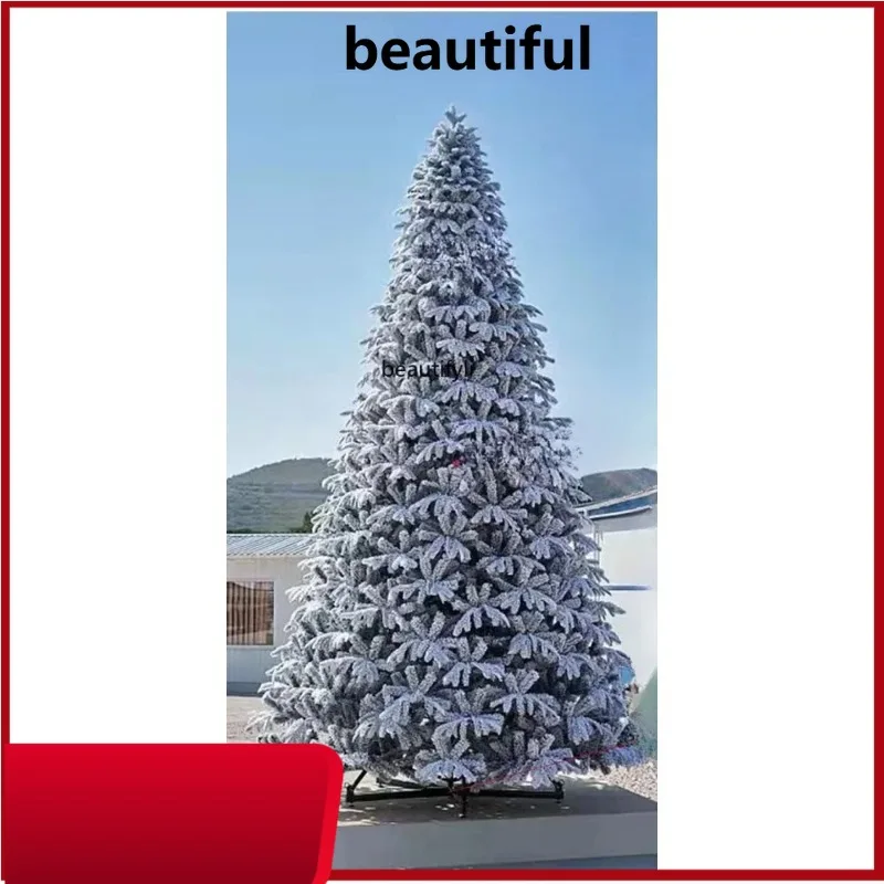 

225 meters Christmas tree 6 meters shopping mall hotel indoor and outdoor decoration large frame tree set H