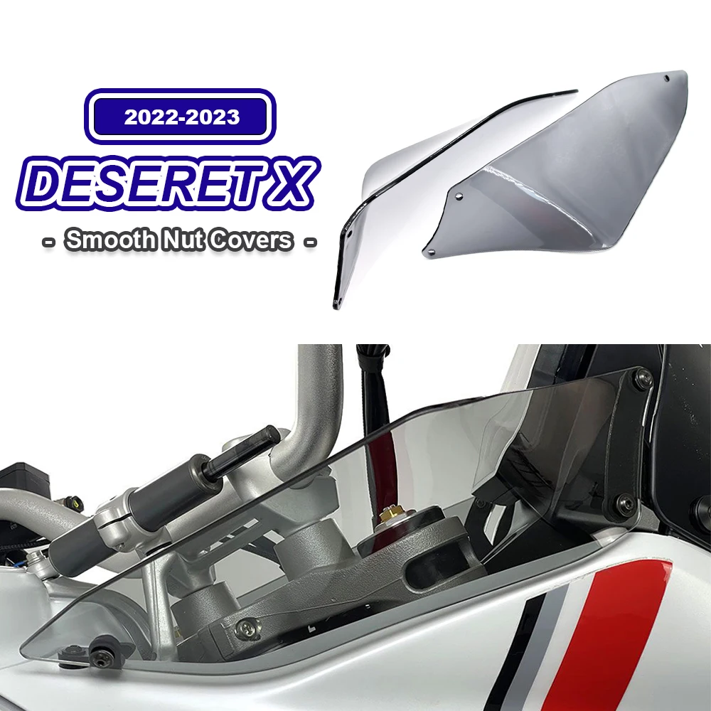 Desert X Accessories Motorcycle Deflector for Ducati DesertX 2022-2023 Side Air Guide Plate Windshield Windscreen Protection