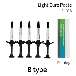 5Pcs 3.5g Orthodontic Light Cure Bonding Adhesive Paste