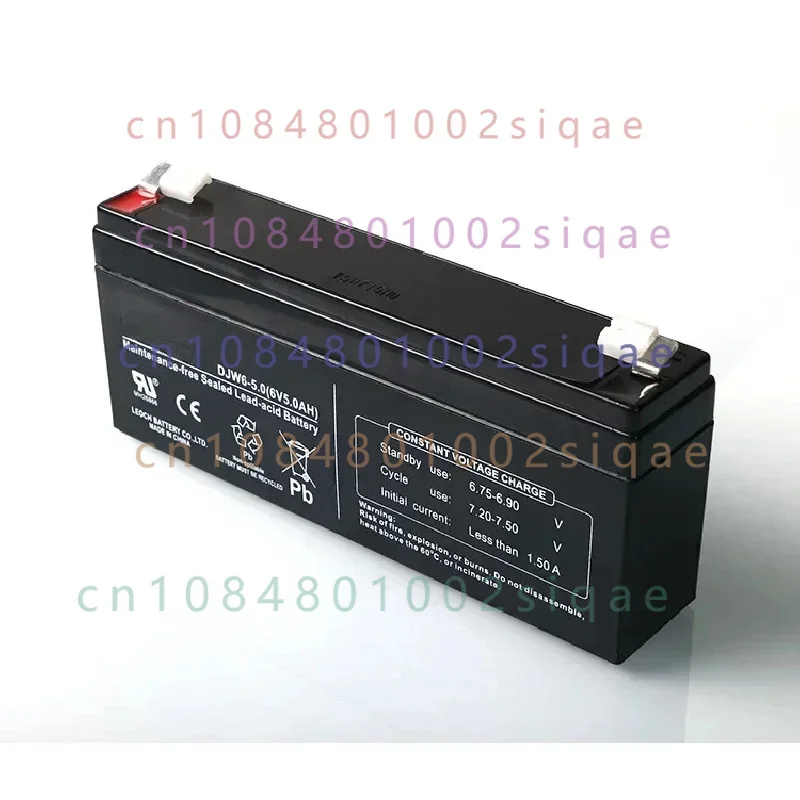 6V5AH DJW6-5 DJW6-5.0 Battery Rechargeable lead-acid Accumulator for Children Toy Car Electronic Scale Elongated