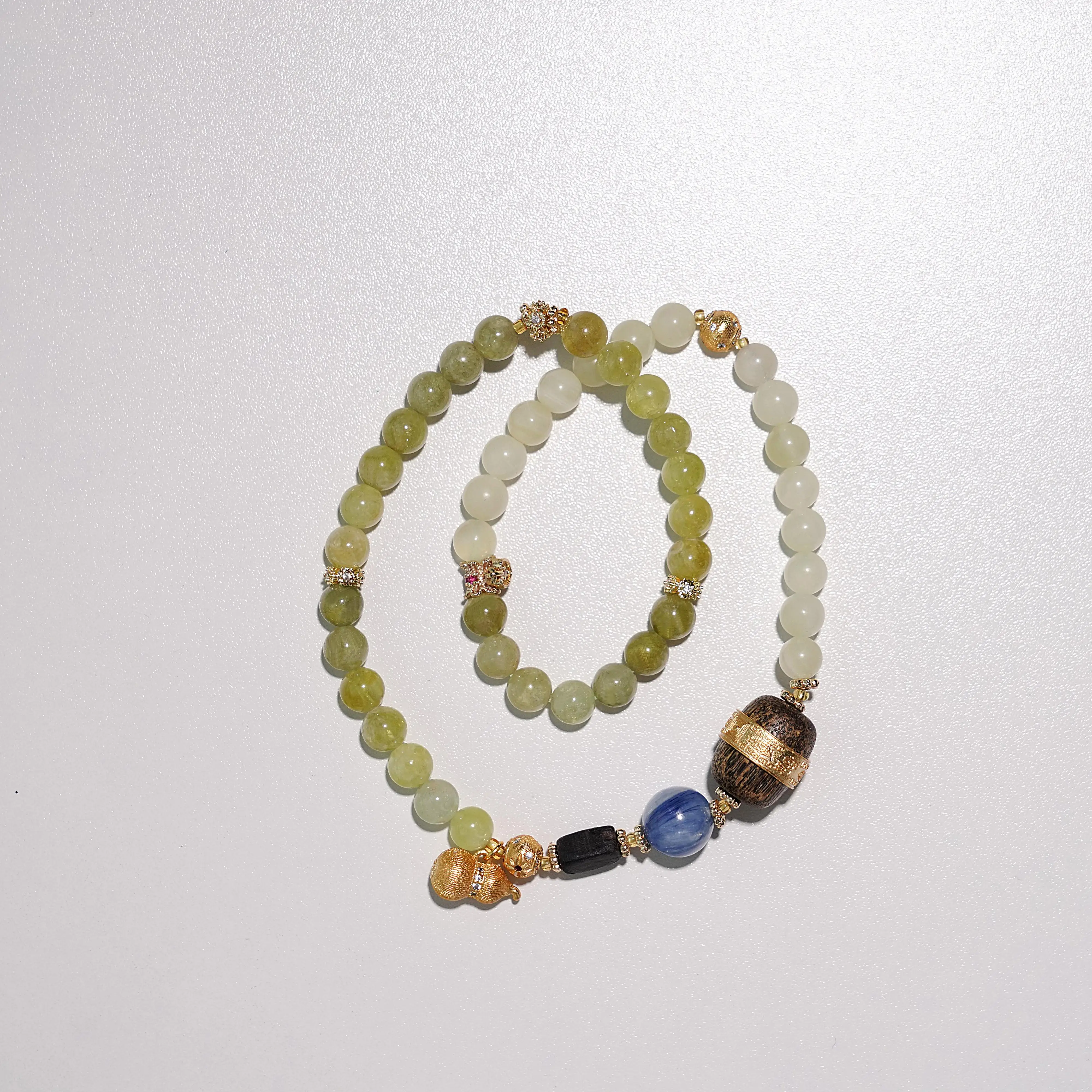 Sanxingdui - Jiqi (Extreme Qi) - Pulsera de granate tsavorita