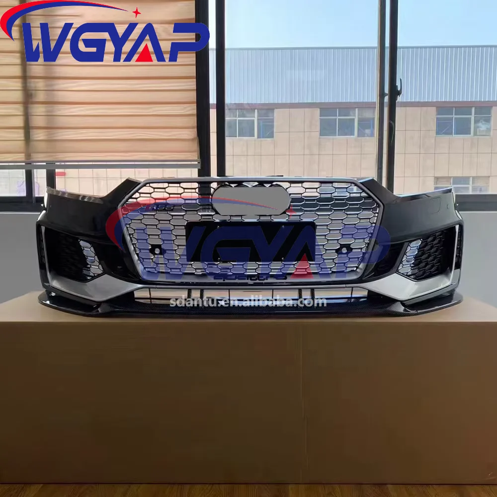 WGYAP RS5 Frontstoßstangengrill Hochwertiges PP-Material Bodykits Audi A5 S5 B9 RS5 Einfacher Austausch 2017 2018 2019 Audi S5