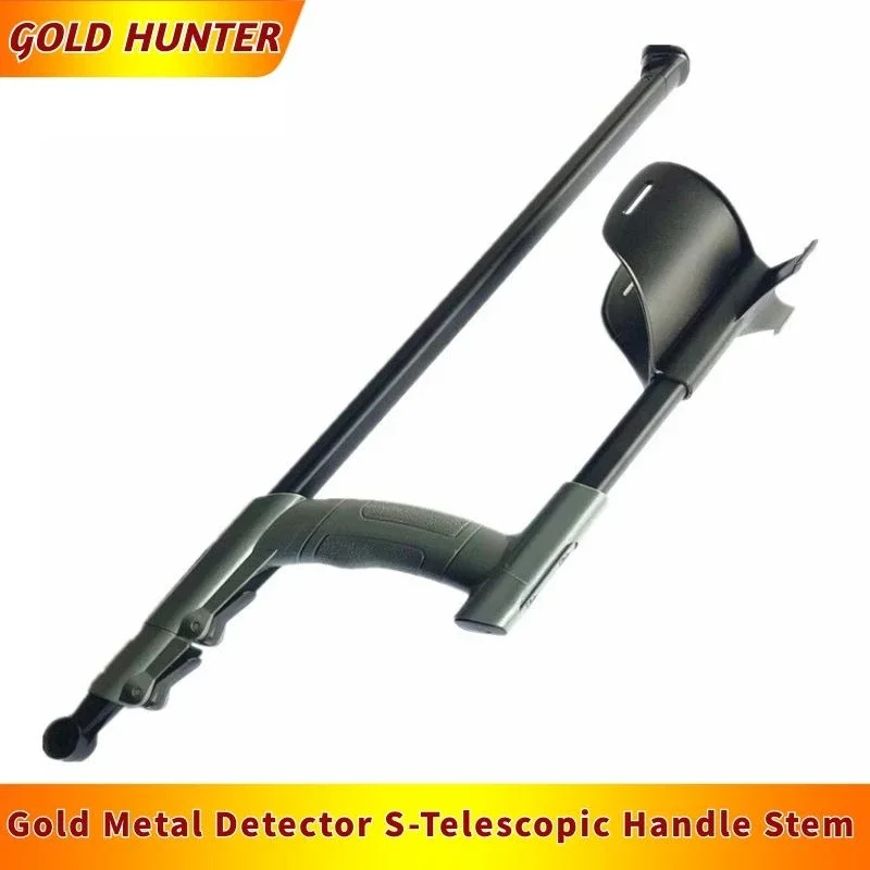 4pcs/carton Metal Detector Accessories Telescopic Handle Stem Three-section Universal Rods Portable Universal Shaft with Armrest