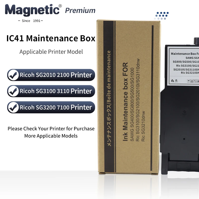 

Емкость для отработанных чернил (блок обслуживания) для принтеров Ricoh Aficio SG3110DN, SG3110DNW, SG3110SFNW, а также для SAWGRASS SG400, SG800, SG500 и 1000, IC41