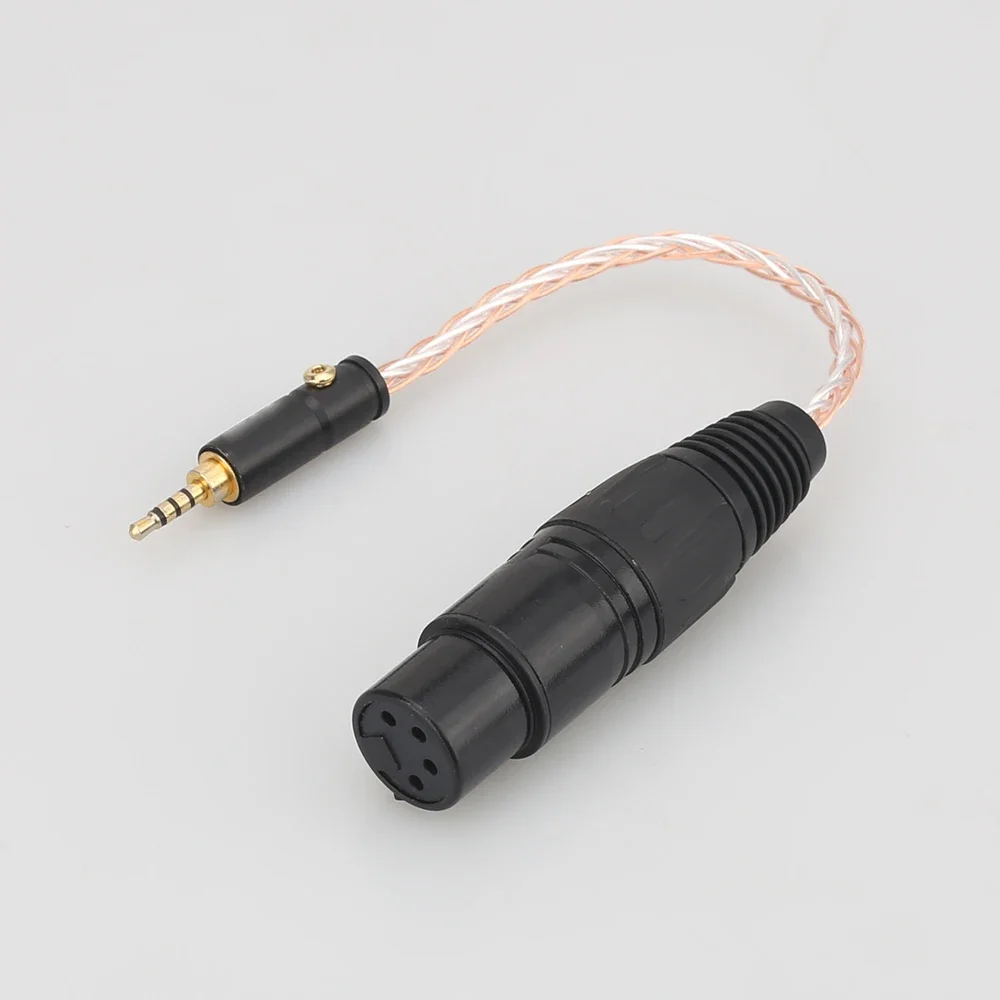 2.5mm Trrs Balanced Male to 4-pin XLR Balanced Female Headphone Audio Adapter for Astell&Kern AK240 AK320 AK380 for onkyo DP-X1