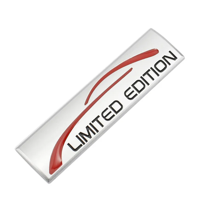 3D Metal Limited Edition Sticker Car Fender Side Rear Trunk Emblem Badge adesivo per auto per etichette per auto accessori