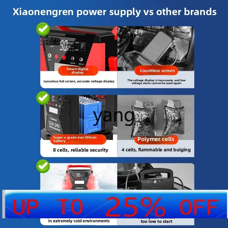 

LTT car emergency start power supply 12V24V battery ignition charging