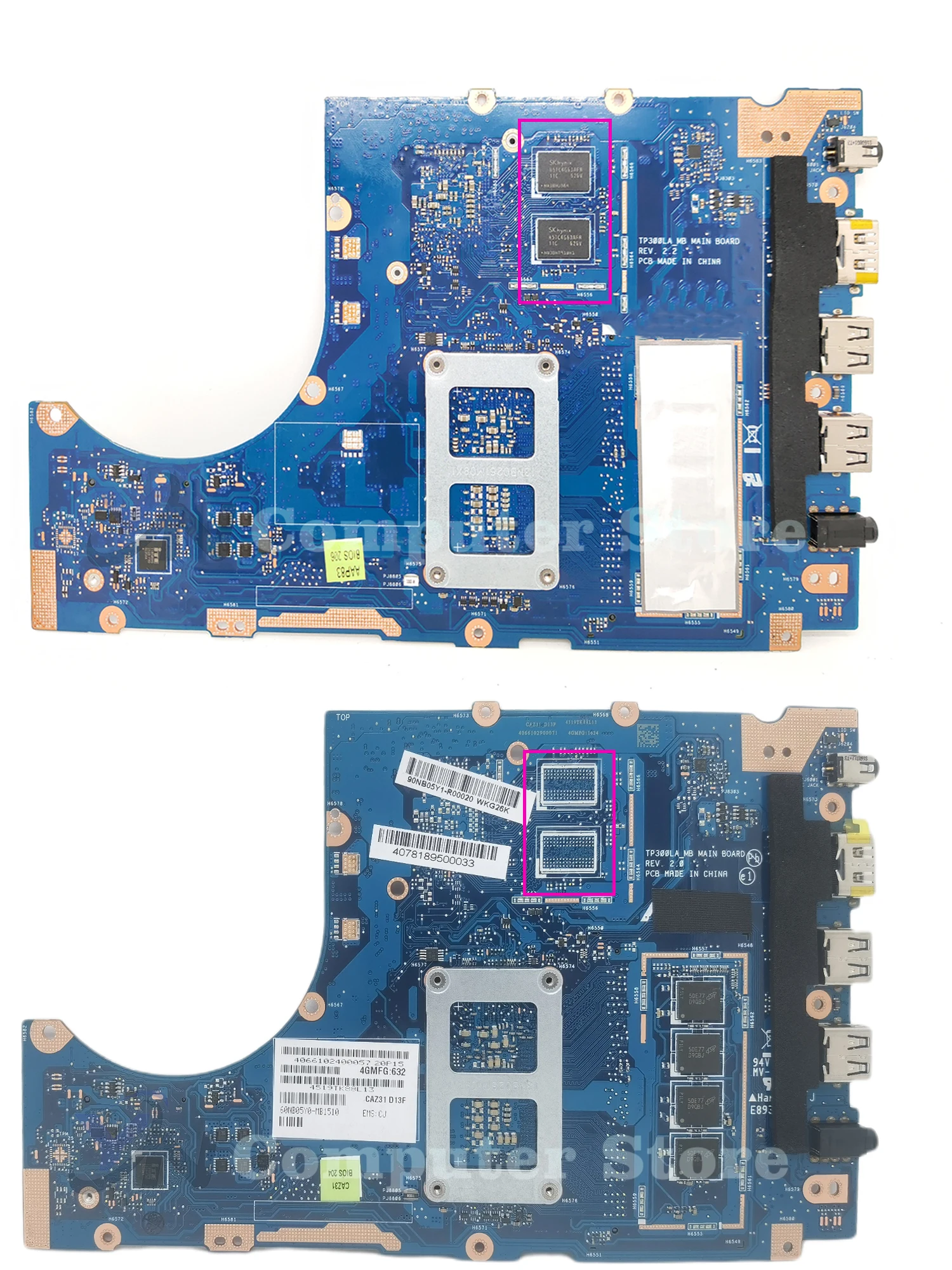 اللوحة الأم للكمبيوتر المحمول لـ ASUS ، TP300LA ، TP300L ، TP300LD ، TP300LJ ، Q302L ، Q302LA ، I3 ، I5 ، I7 ، 4GB RAM ، UMA ، GT820M ، ttest OK