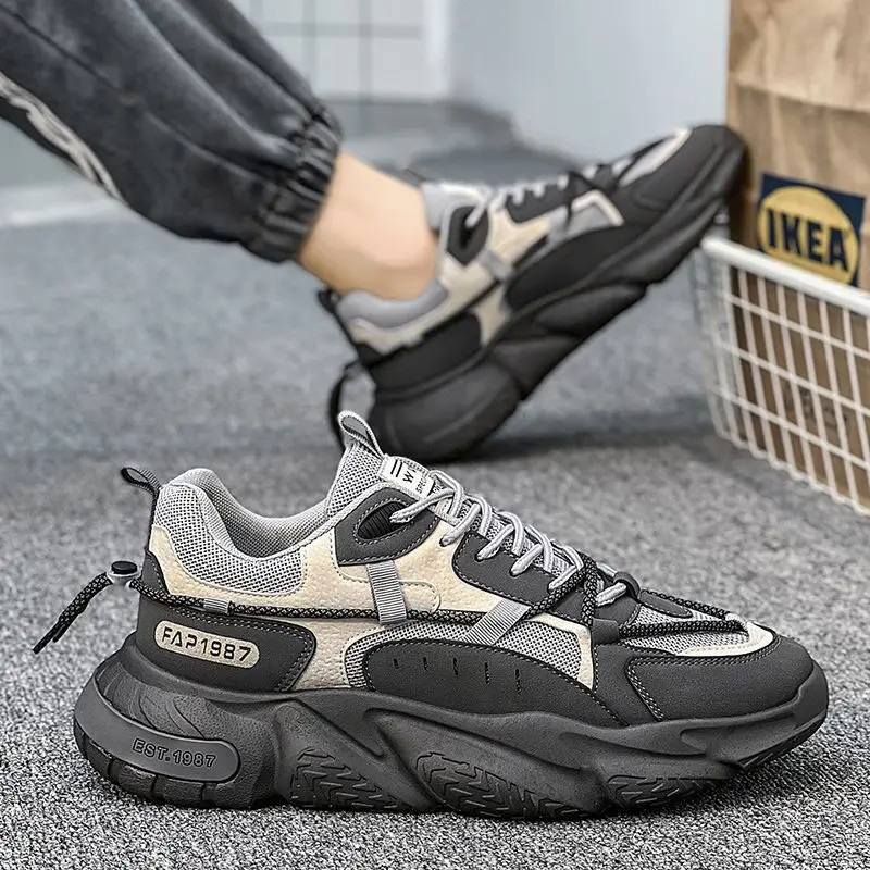 2023Scarpe da tennis da uomo Nuove scarpe sportive casual Primavera e autunno Uomo Scarpe da corsa resistenti all'usura traspiranti кроссо kukus муж...........е