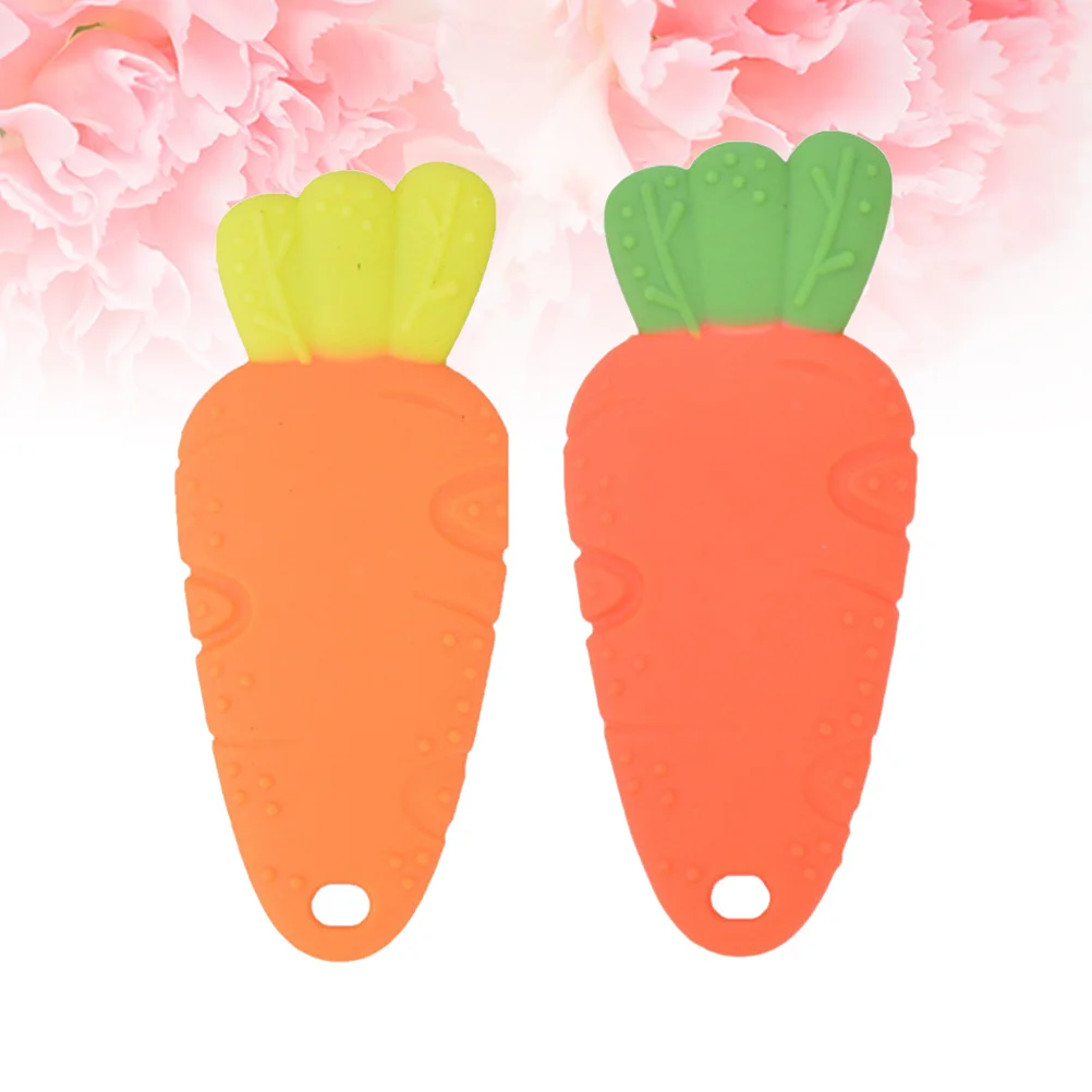

3 шт., детские силиконовые прорезыватели для зубов, дизайн редиса, идеальный размер, прочный, безопасный для младенцев, жевание, массаж зубов, детская игрушка для прорезывания зубов