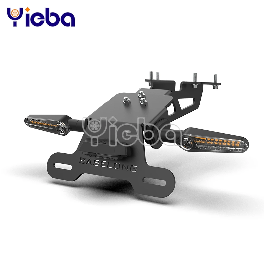 لياماها MT09 الراسم 900 9 GT 7GT 700 GT FJ-09 2015-2025 لوحة ترخيص حامل دراجة نارية الذيل مرتب الحاجز مزيل مصباح ليد