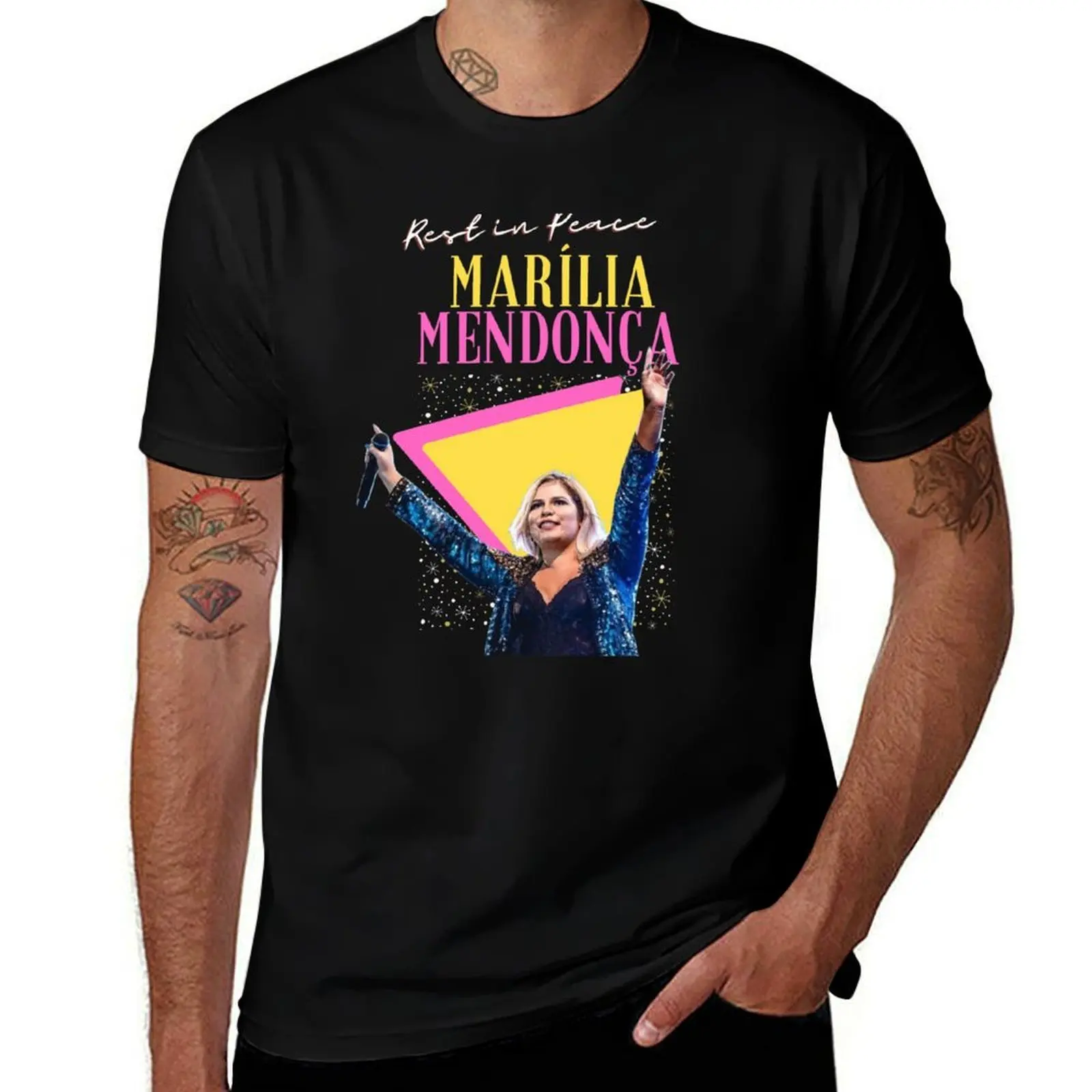 Marília mendon?a rip marília mendon?a 2021- rest in peace marília mendon?a,1995-2021 T-Shirt Plus Size Basic Cotton T-Shirt