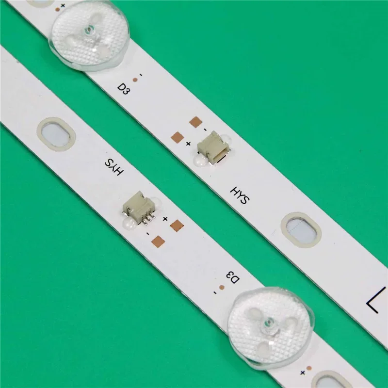Neue LED-Lampenleisten für Fernseher HRS_SQY43_3X8_2W_MCPCB 12mm_V1 Hintergrundbeleuchtungsstreifen JL.D 43081330 -031BS-M_V01 Matrix Planks Array Bands Tape