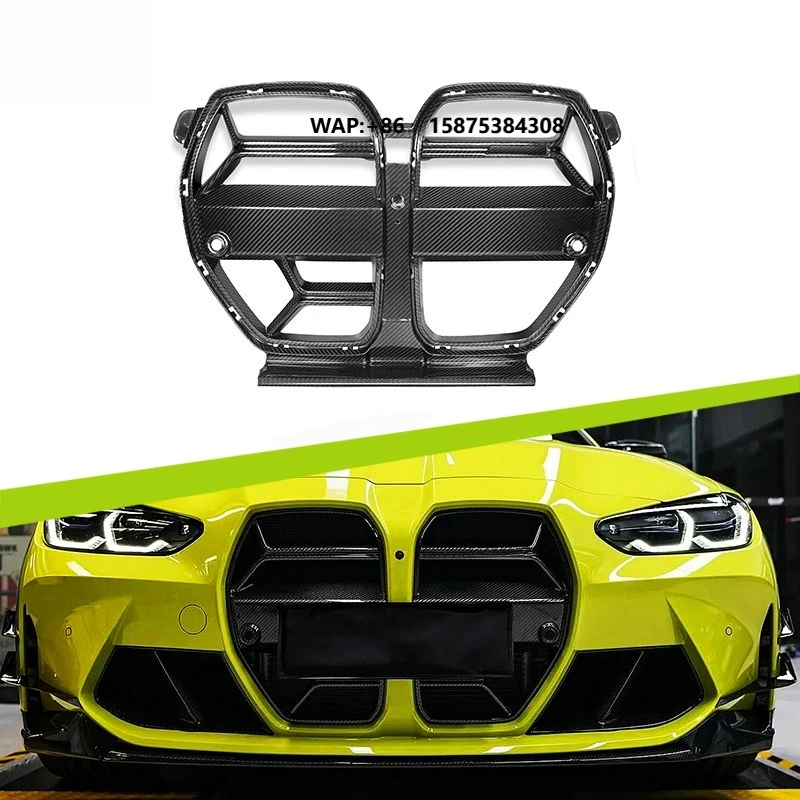 Shark Dynamic Dry Carbon Fiber CSL Style Front Nose Grille for  M3 M4 G80 G82 2021-on Car Grills