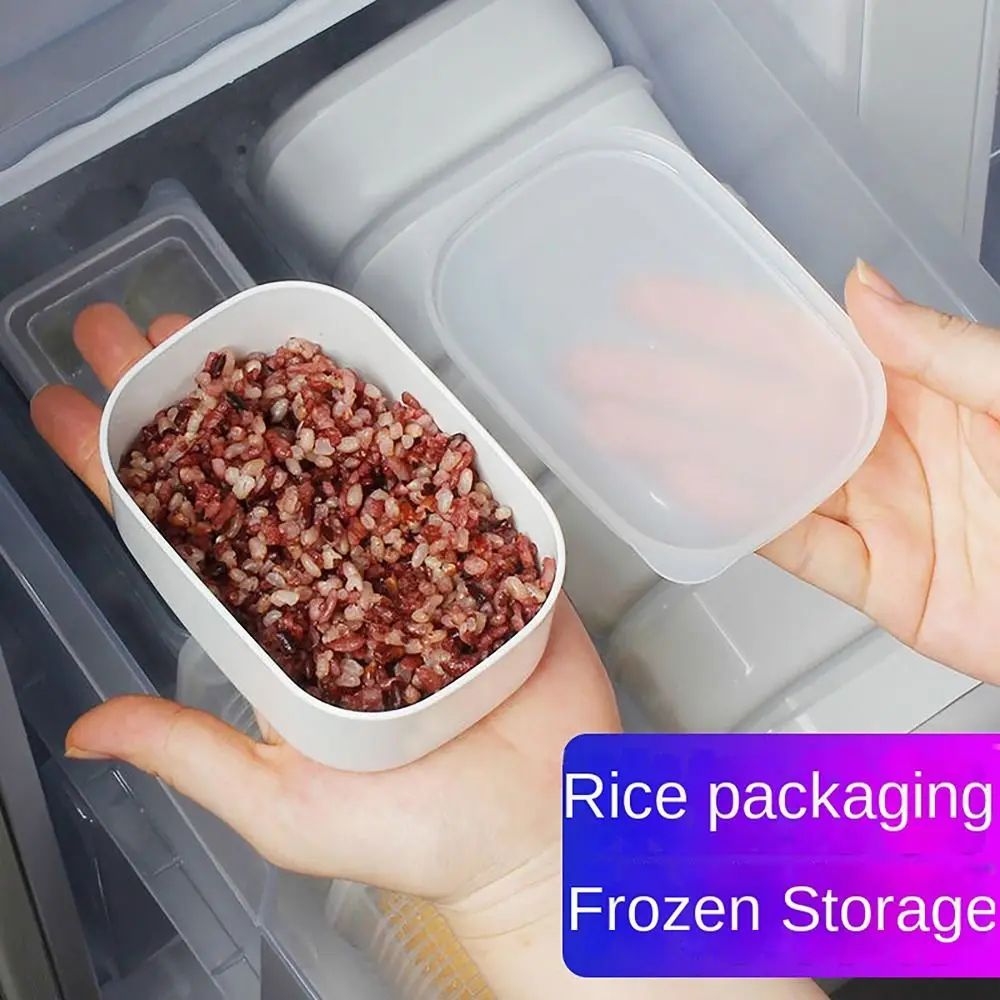 Heating or Freezing Rice Preservation Box Fresh-keeping Food Storage Rice Packing Boxes Sealing Fruit Box