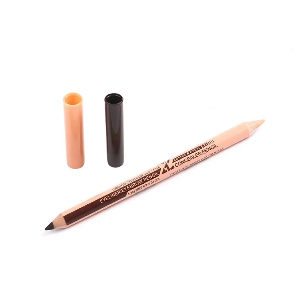 2in1 Waterproof Sexy Eye Double Ended Eyeliner Eyebrow Cosmetic Concealer pen Makeup up