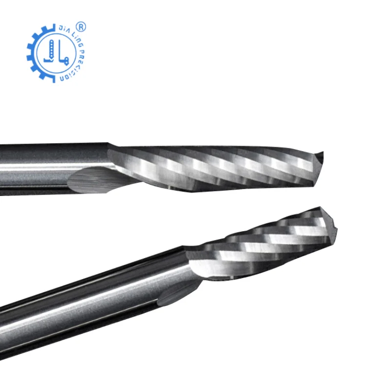 Router Bits Single Flute End Mill for Aliminum Cutting CNC Router Bit Carbide Milling Cutter for Metal Aluminum End Mill