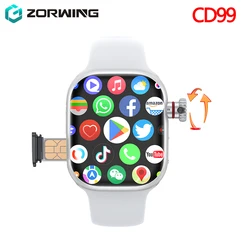 CD99 Versione con scheda cellulare Smart Watch 2 GB/4 GB di RAM AMOLED Wifi GPS 32 GB/64 GB Posizione ROM APP Bluetooth Uomo Wireless 2024