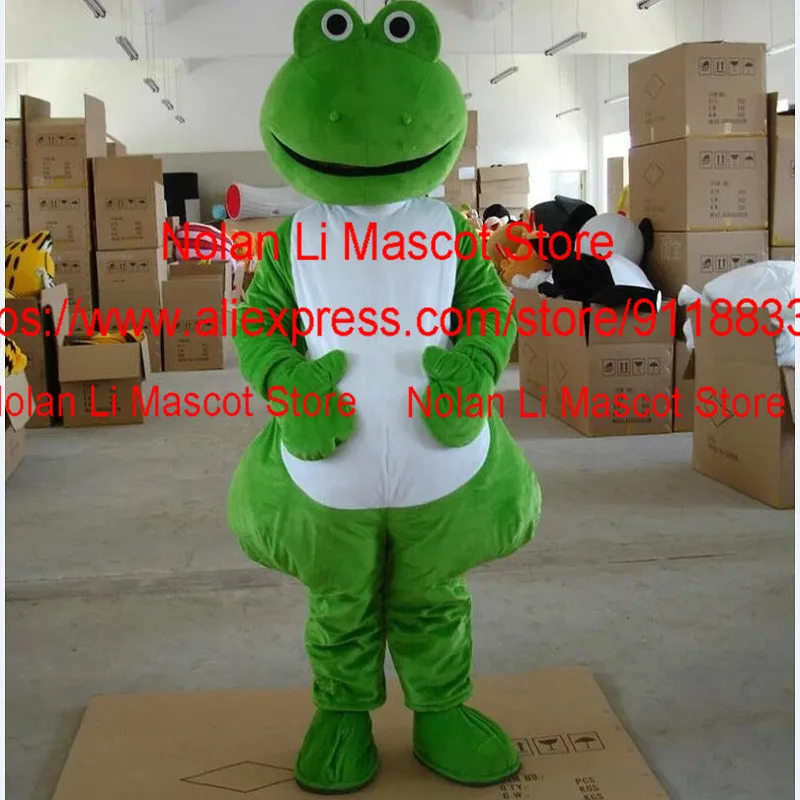 Hot Sale Frog Mascot Costume Cartoon Animation Movie Props Role-Playing Suit Birthday Party Festival Celebration Activities1183