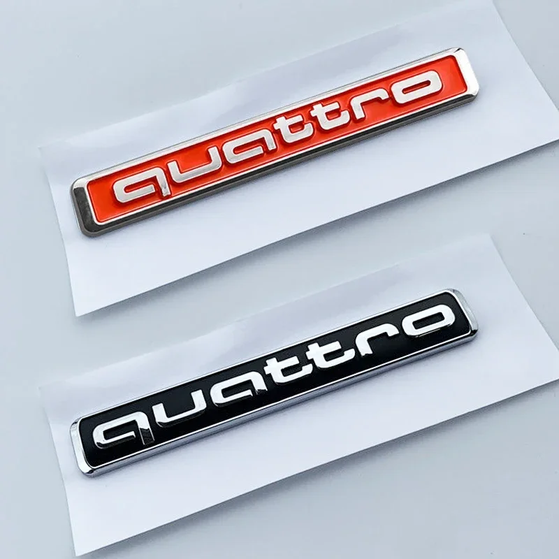 /1 قطعة تصفيف السيارة ثلاثية الأبعاد شعار الجذع ملصق سلع السيارات لأودي سلاين TT Q2 Q3 Q5 Q7 Q8 A3 A4 A5 A6 A7 R8 B5 B6 B7 B8 C5 C6 C7 V8 8