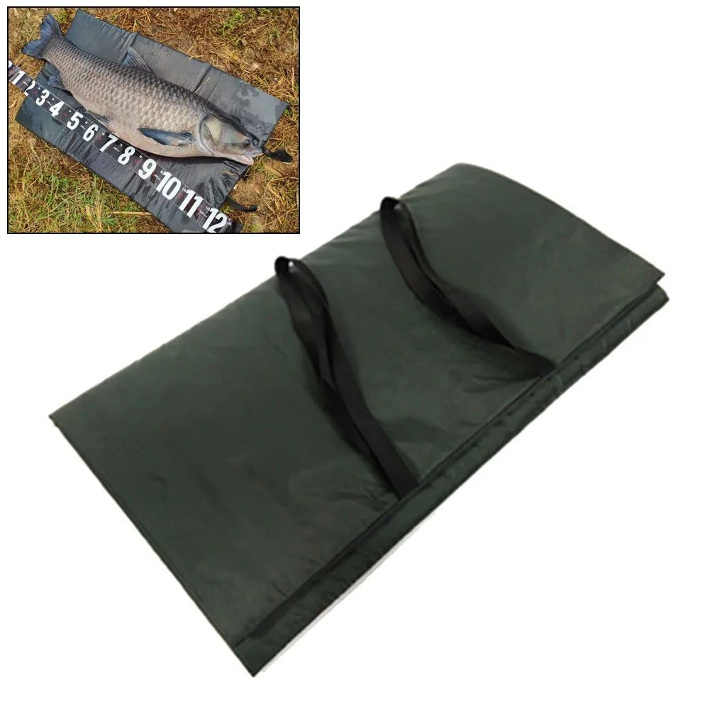 Waterproof Fishing Unhooking Mat with Transport Straps for Carp and Pike For Protection Easy to Fold and Carry