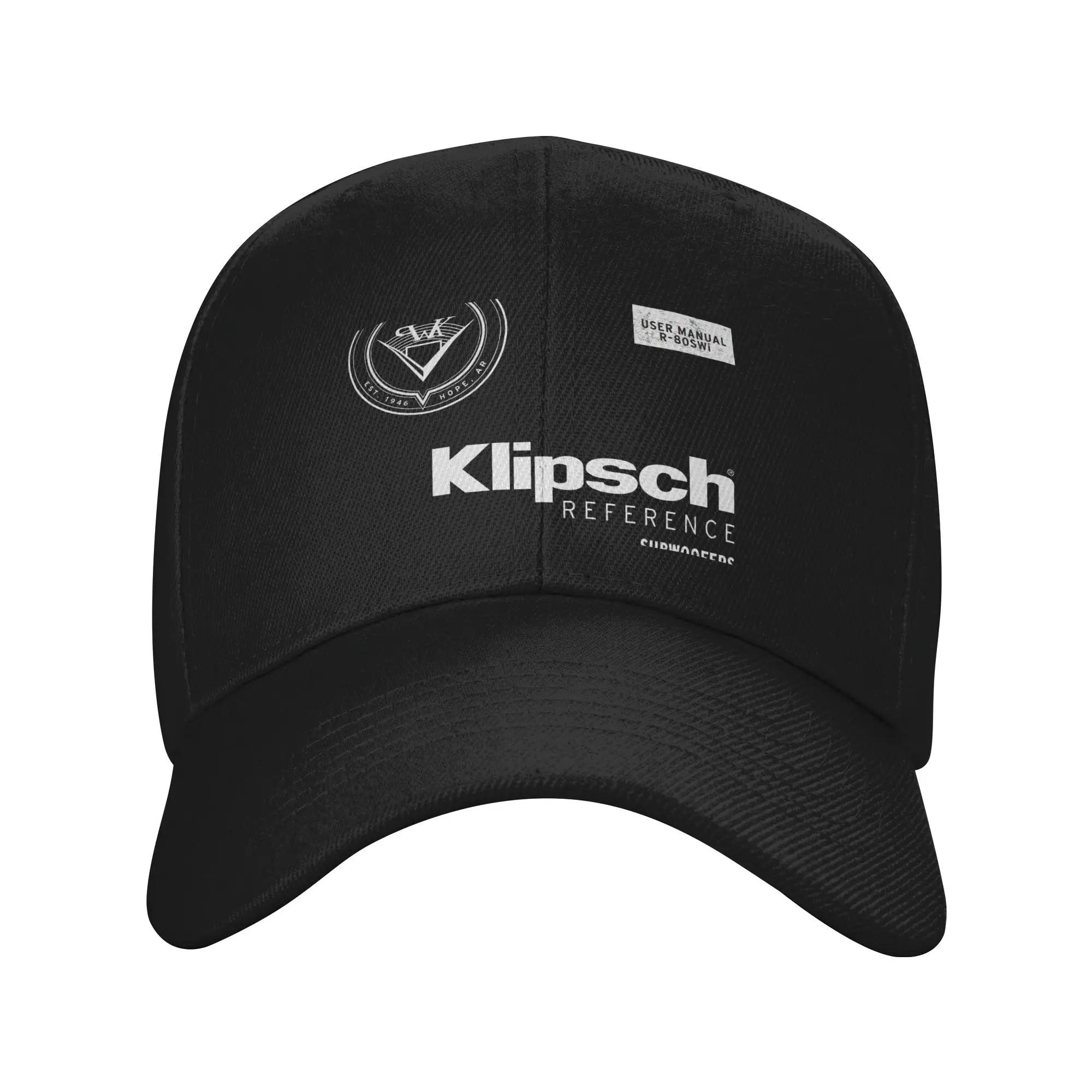 Fashion Klipsch Curved Brim Baseball Cap Denim Dad Hat Men's Cap