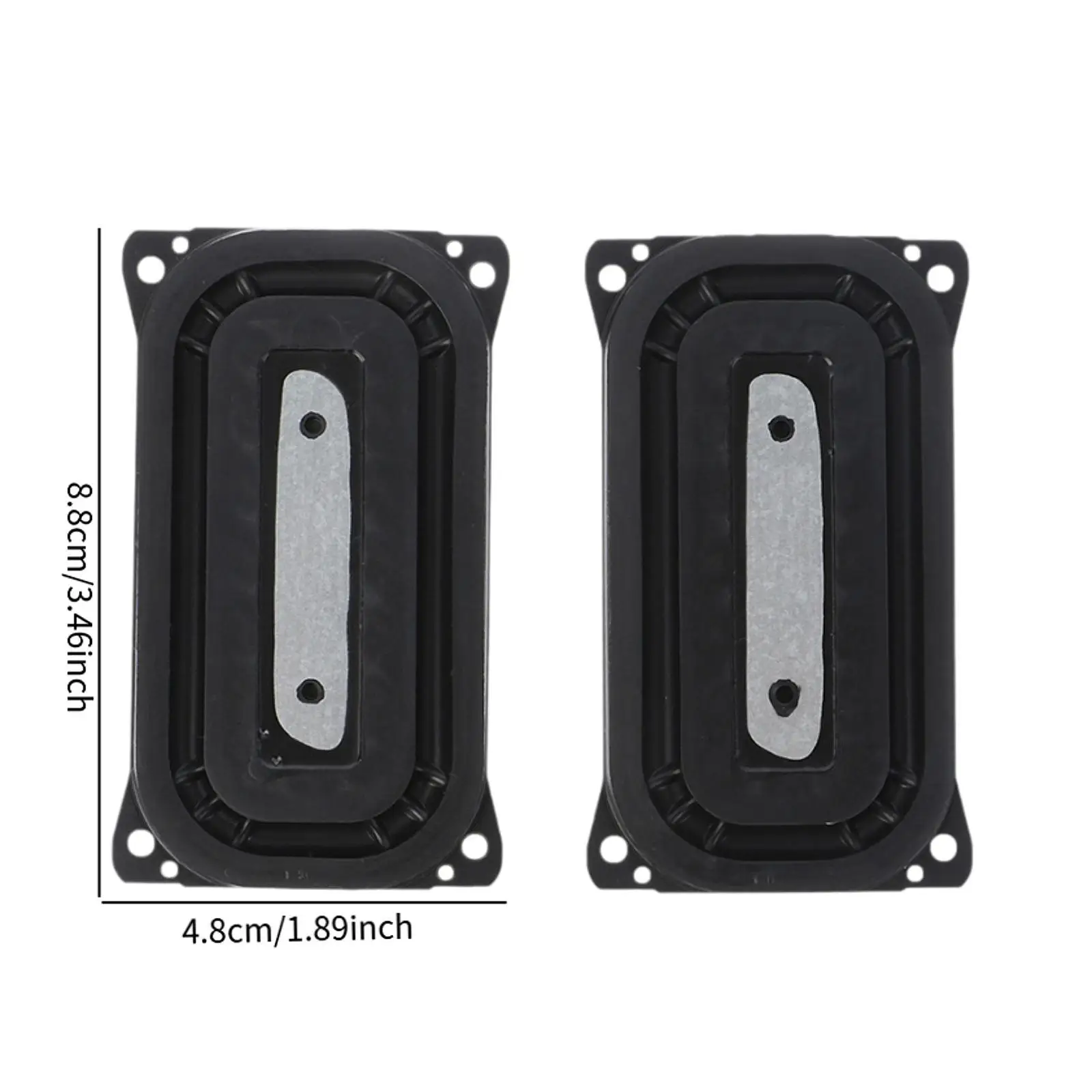 2 Pieces Speaker Passive Radiator Vibration Plate High Performance Subwoofer