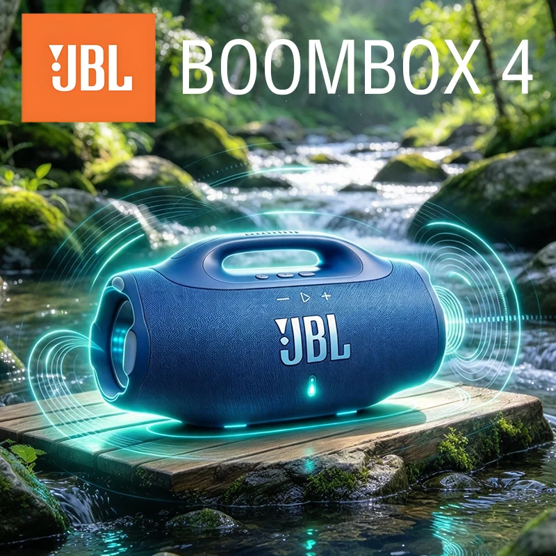 JBL Music Warrior 4th Generation BOOMBOX4 Bluetooth Speaker Dual-Mode Bass Outdoor Karaoke Party Waterproof Speaker