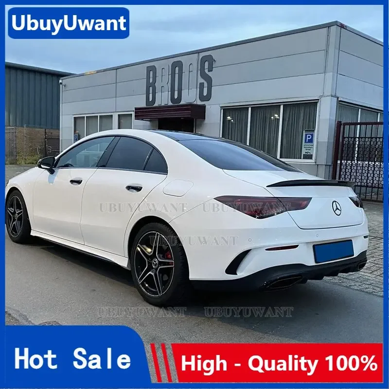 

C118 Rear Spoiler For Mercedes Benz CLA Class W118 2019-2020 CLA250 CLA200 CLA220 ABS Gloss Black Wing Lip Trunk