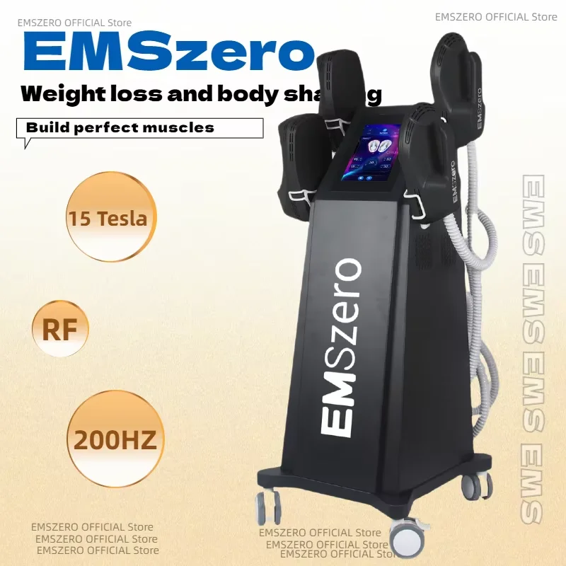 

Professional EMSzero Body Sculpt Machine 6500W Muscle Stimulator 200Hz EMS RF Portable EMSzero Slimming Device Fat Removal