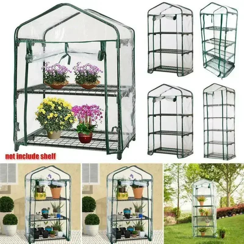 Transparent Plastic Garden House Plant Mini Greenhouse Grow Plants Waterproof Supplies Cover Outdoor