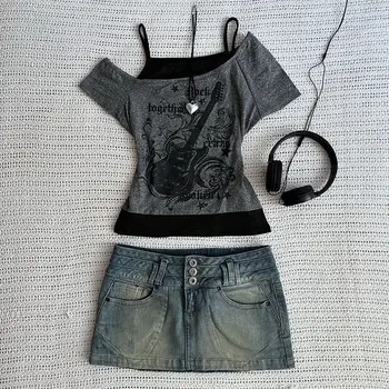 10 best sales 티셔츠 y2k - №7