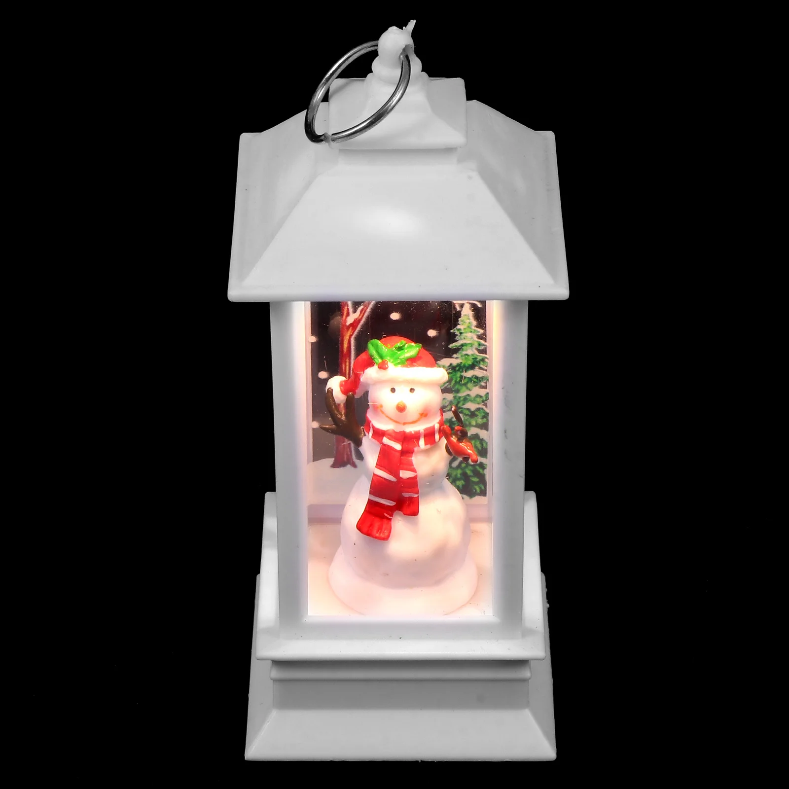 

1pc Led Electronic Square Lamp Creative Xmas Design Luminous Decor For Party Scene Christmas Home Decoration Night Light Desktop