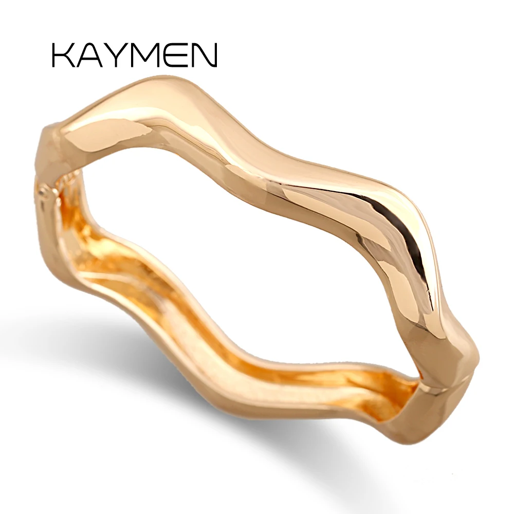 

KAYMEN New Gold Plated Fashion Bracelet for Women Girls Vintage Cute Bangle Drop-shipping Wholesale Price Bijoux