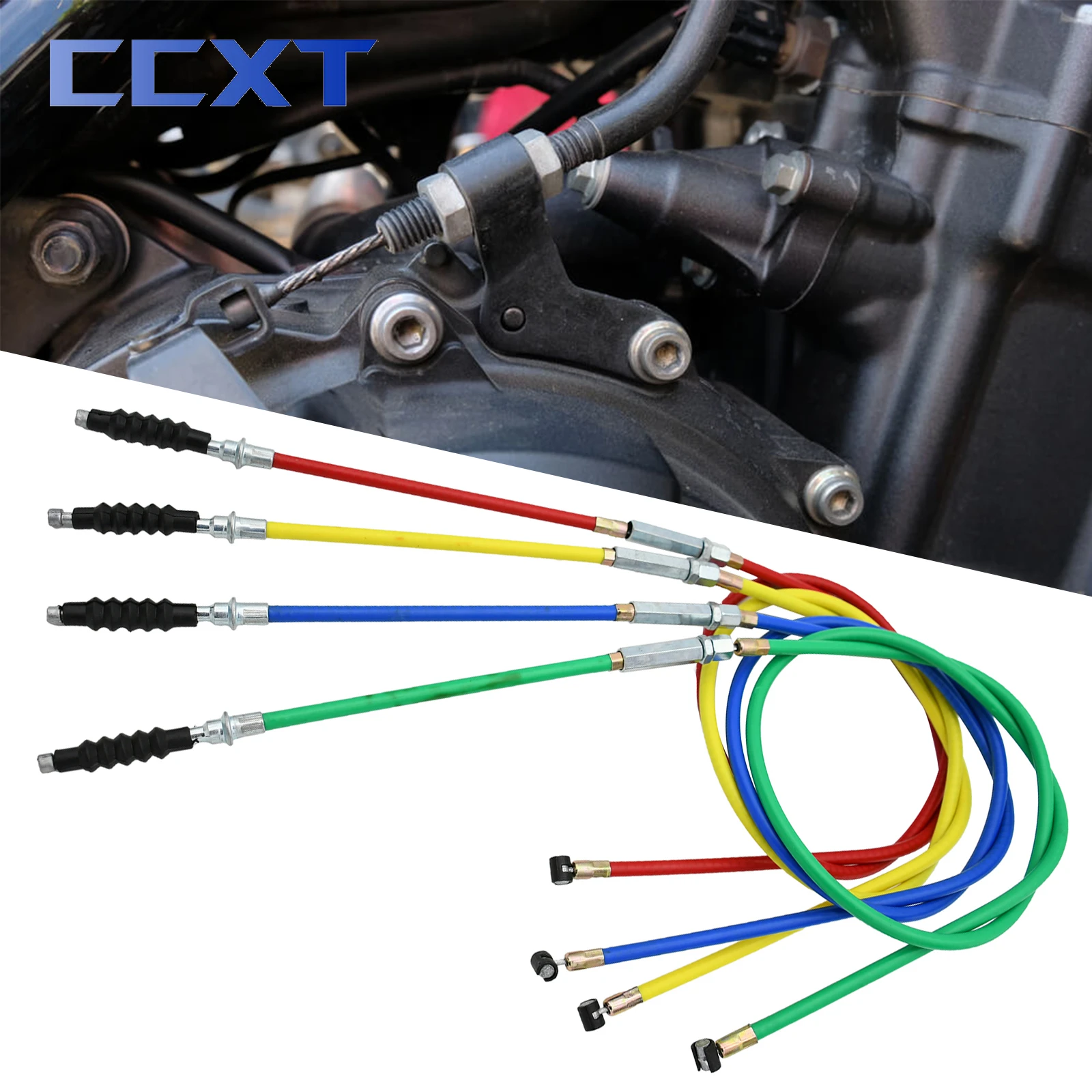 Motorcycle Dirt Bike ATV 980mm Scooter Clutch Cable Length For KTM Honda Kawasaki Yamaha Suzuki CRF CR 50 70 250 450 Motocross