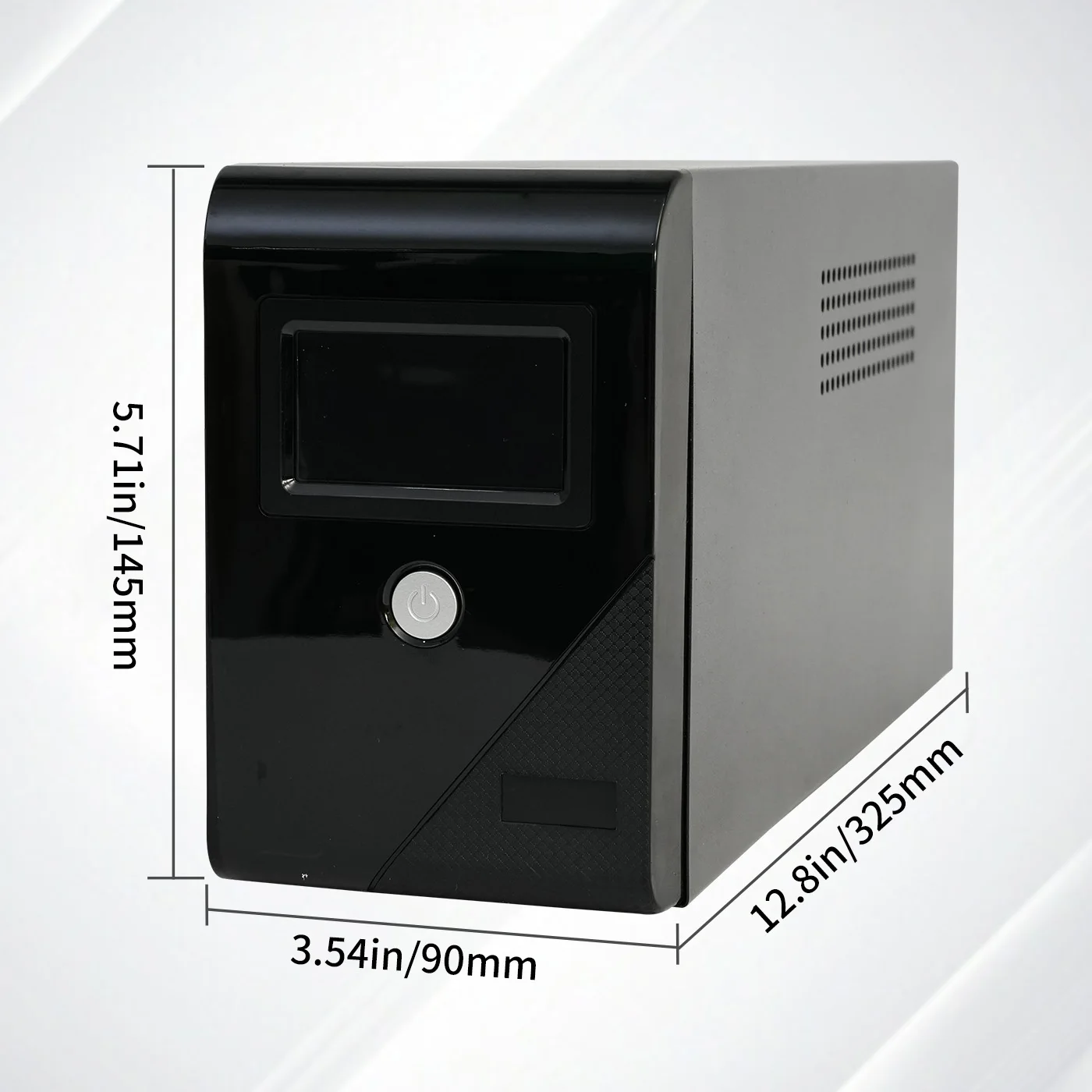 1000VA/600W 120V UPS Fuente de alimentación Batería Energía en espera con 3 salidas y pantalla LCD Protector contra sobretensiones para el hogar y la oficina