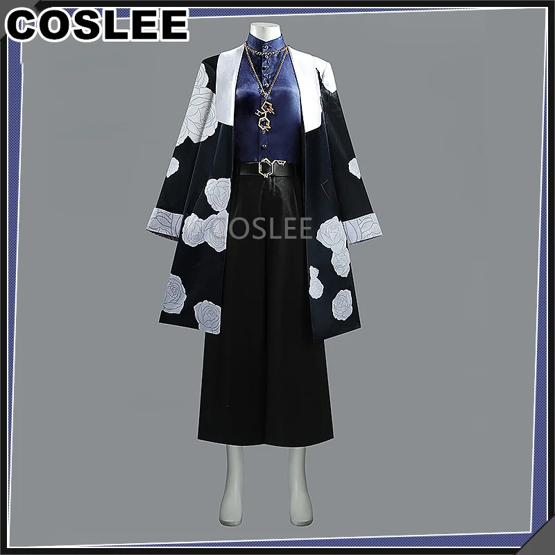 COSLEE Vtuber Nijisanji Leos Vincent Cosplay Costume New Clothes Handsome Uniform Suit Halloween Outfit Customized New