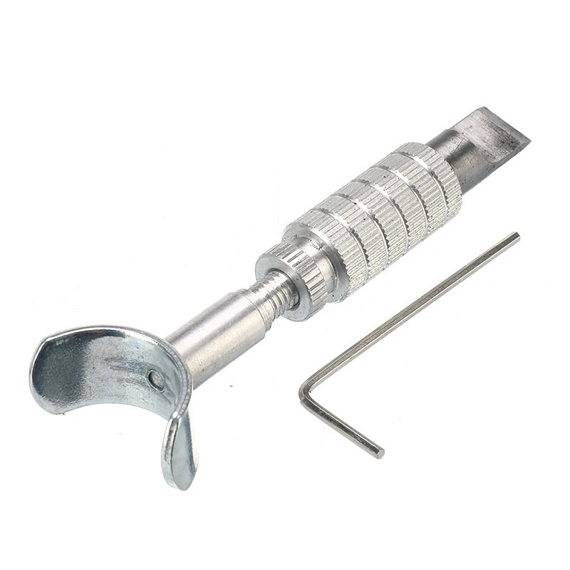 Leders chnitzerei drehbare Messerklinge Werkzeuge verstellbar DIY manuelle Dreh werkzeuge mit l Schraubens chl üssel drehbar Craft Graver Drop Shipping