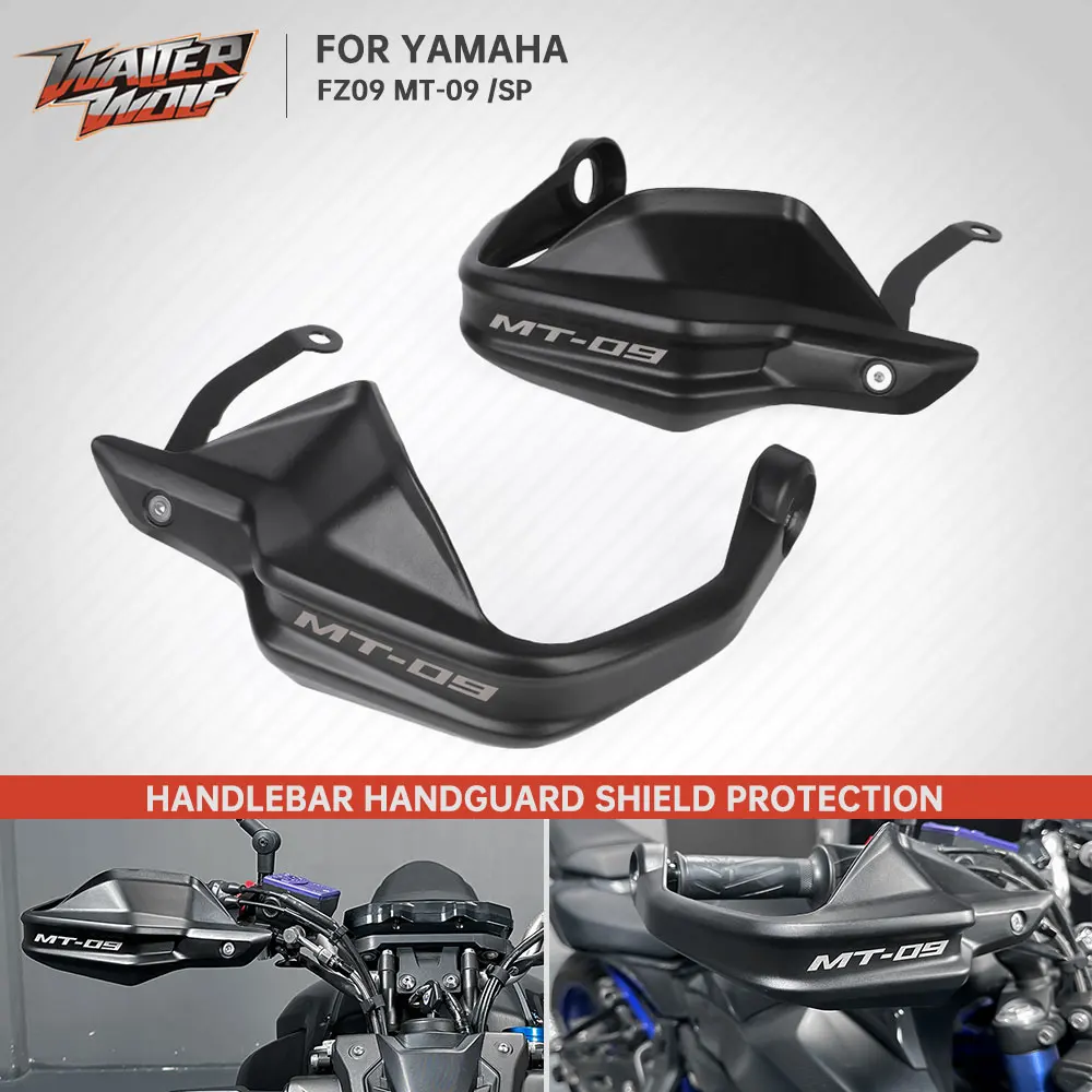 

Black Motorcycle Handlebar Handguard Shields For Yamaha MT09 MT-09 MT 09 SP FZ-09 FZ09 FZ 09 2014-2020 Hand Guards Windshield