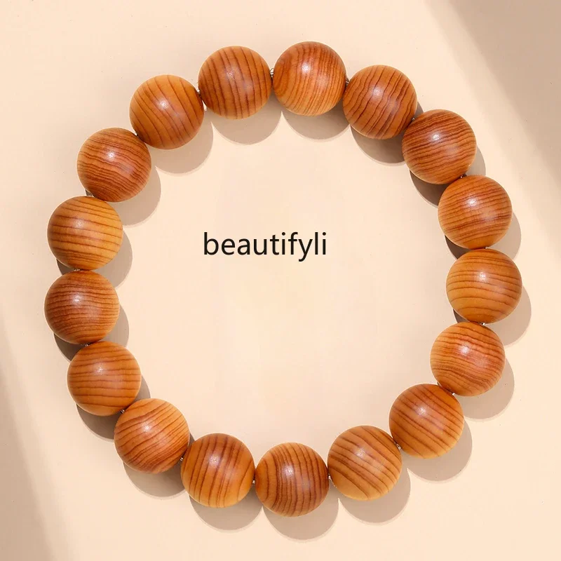 Natural Taihang Ya Bai bracelet men's, play with Buddha beads wooden bracelet women