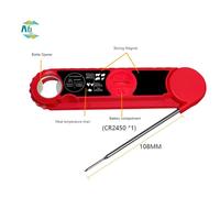 A60F-Meat Thermometer Digital Instant Read Meat Thermometer For Grill Cooking For Kitchen Outside, BBQ, Turkey, Candy, Beef