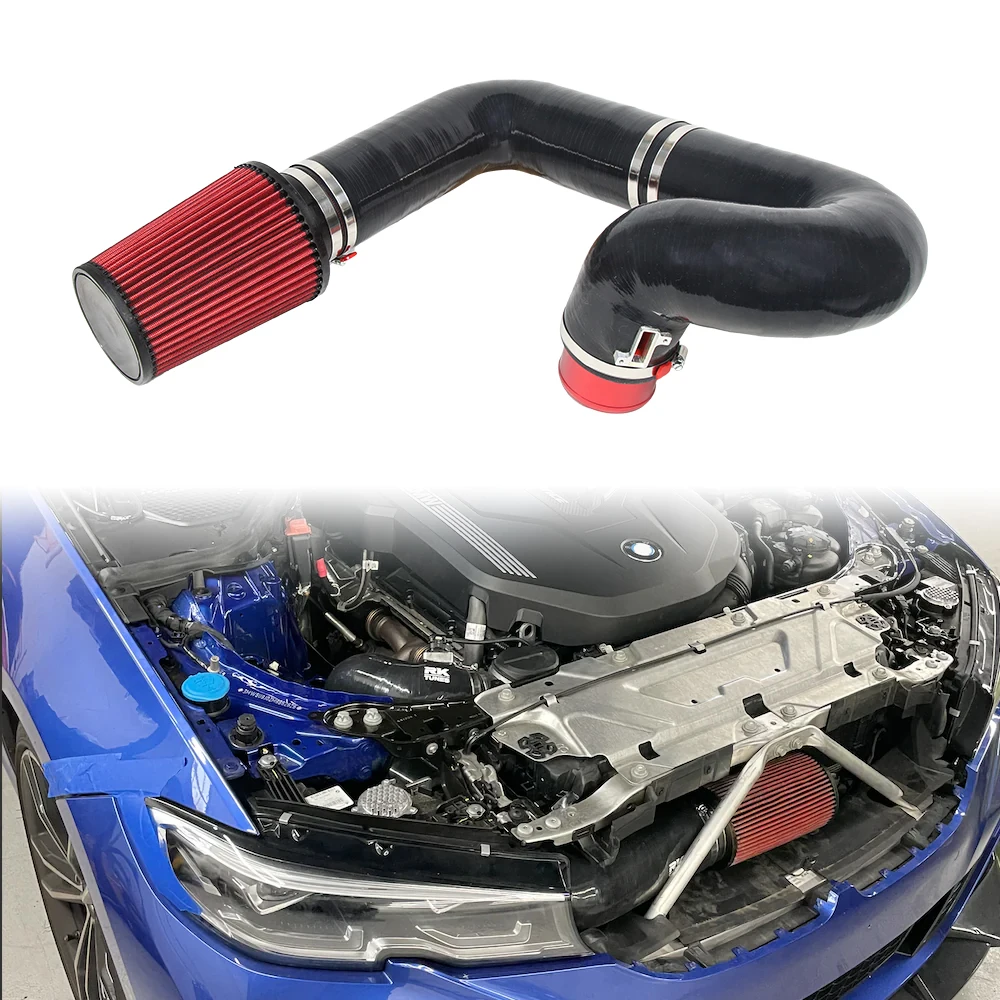 

For B58 Front Mount Intake System Silicone Design Cold Air Intake Fit for G20 G30 G Series (M340i/540i) Air Filters