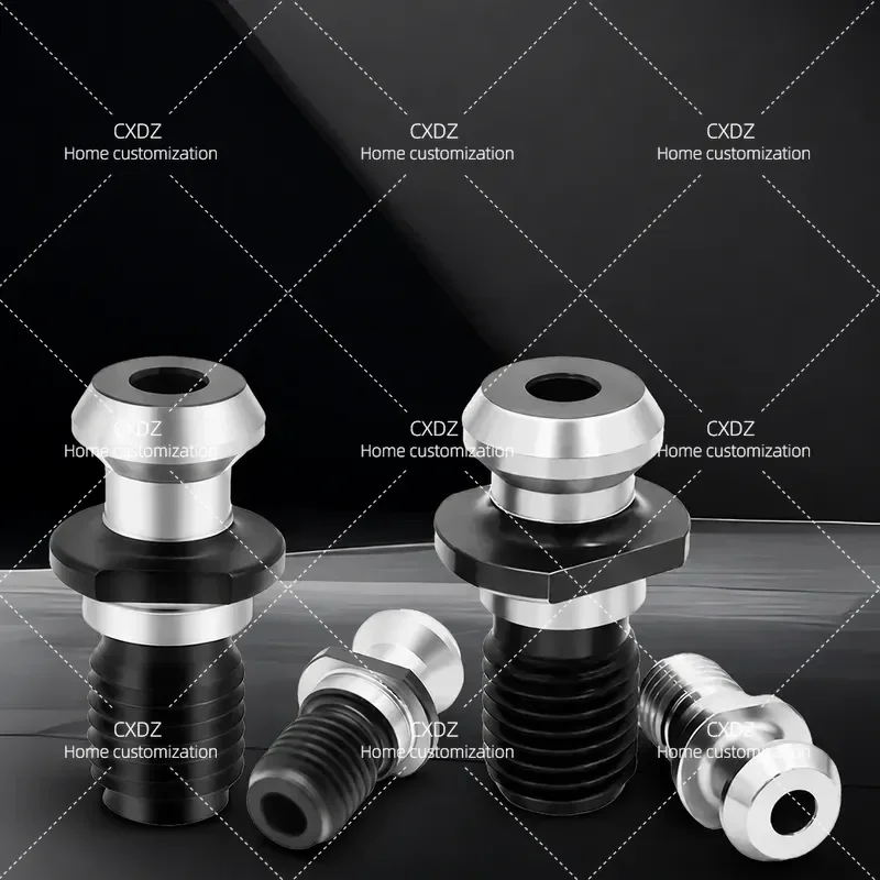 CNC Machine Tool Pull Stud BT40 BT50 High Precision Hardened Through Hole Coolant