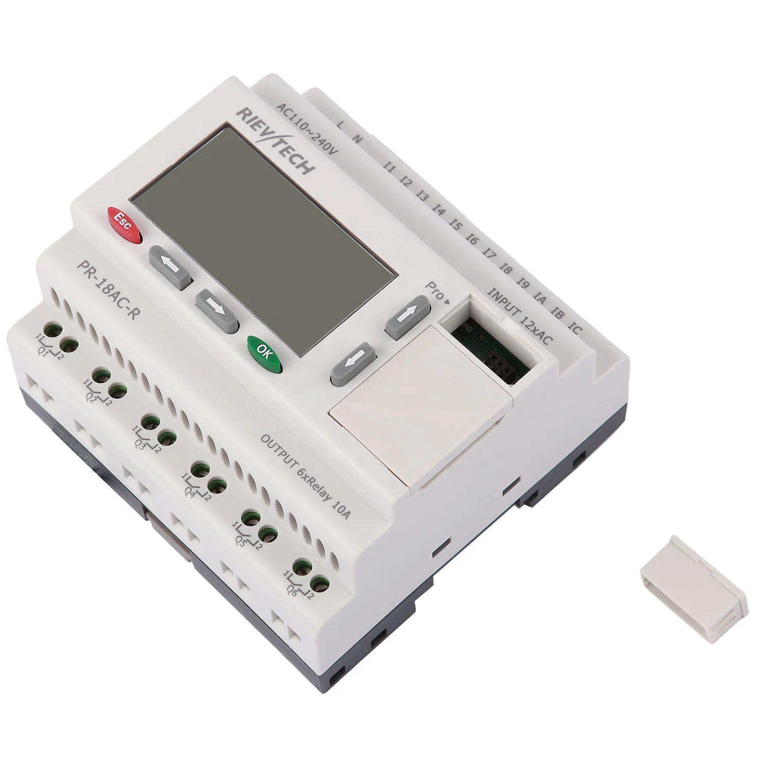 New PR-18AC-R Programmable Logic Controller Plc Automation Plc Programming Languages Plc Ladder Logic Module