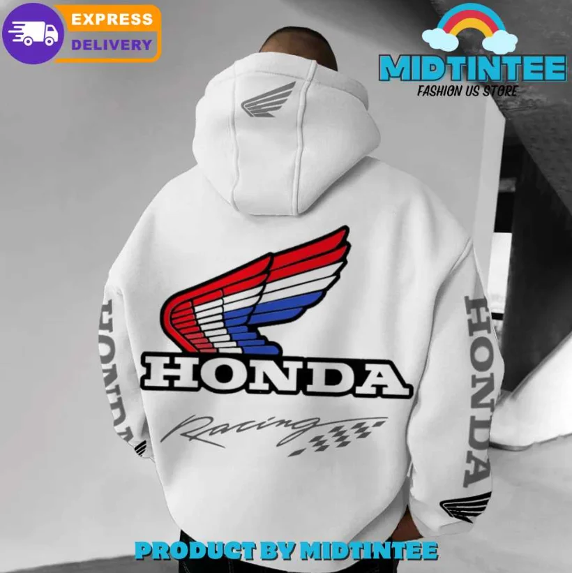 

Новая толстовка с принтом логотипа Honda, осенне-зимняя мужская и женская универсальная уличная одежда, повседневная толстовка с капюшоном для мотоцикла