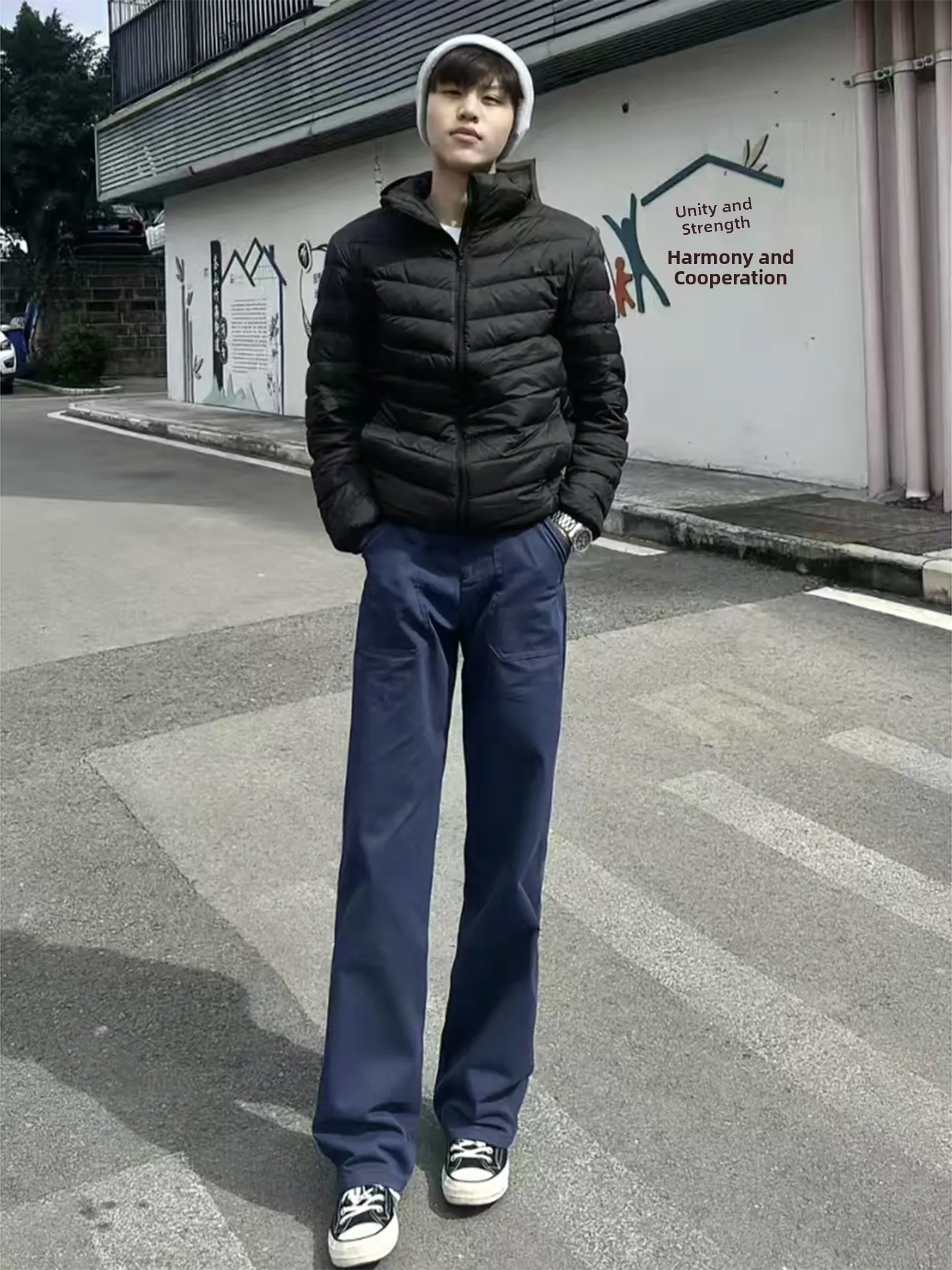 

Men's Outdoor Sports down Jacket Lightweight 90 Duck Feather Hooded Coat Warmth High-End Feel Cottonwear Long Sleeve Zipper