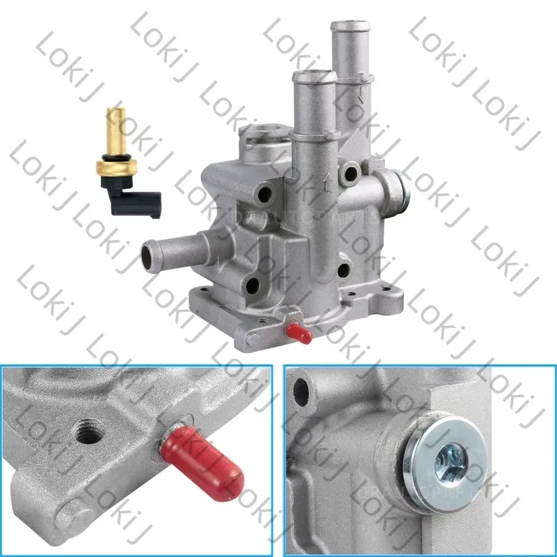 

Engine Cooling Thermostat Housing Cover & Sensor 96817255 96984103 For Chevrolet Cruze Epica for Opel Zafira Signum