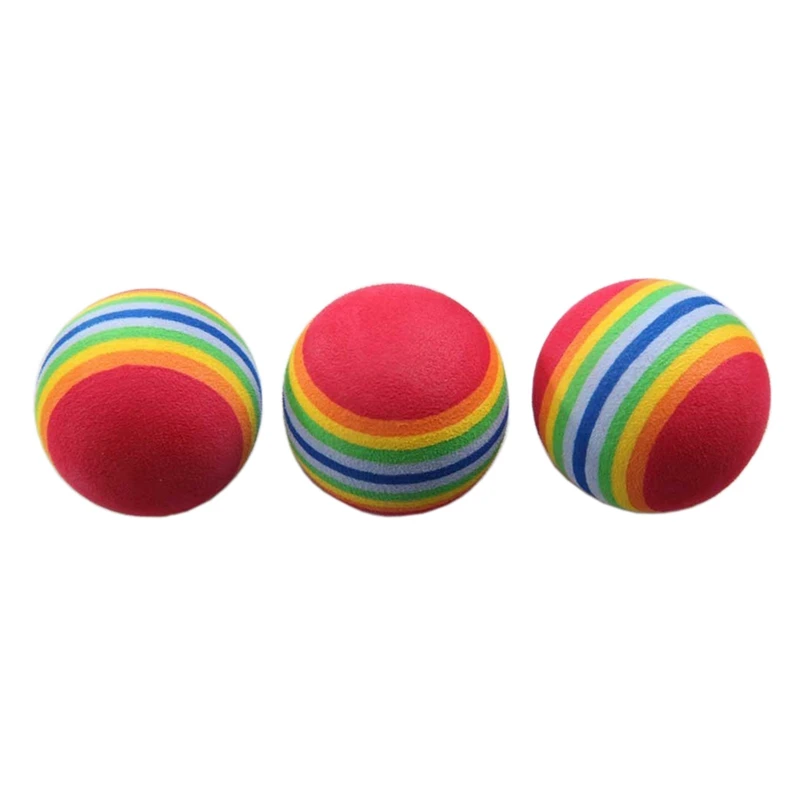 

200Pcs Golf Swing Training Aids Indoor Practice Sponge Foam Rainbow Balls
